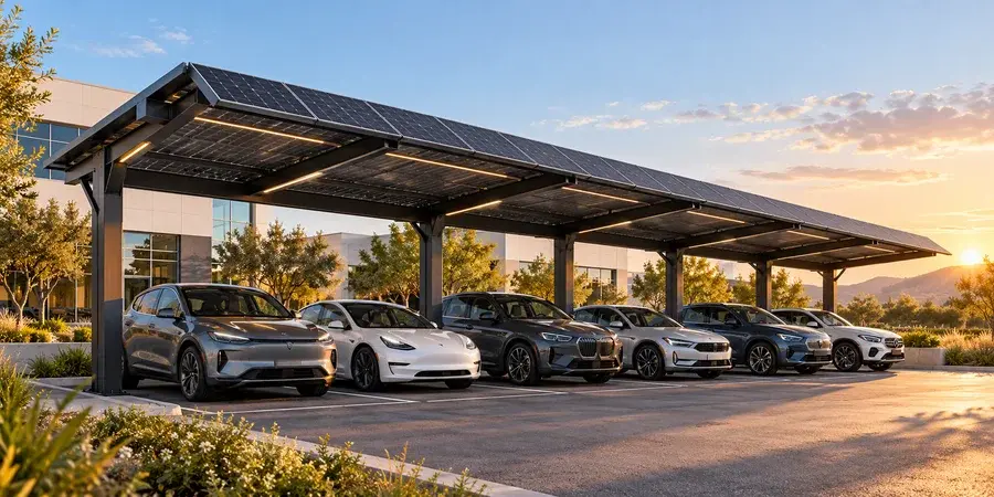 Randare conceptuală Carport Business